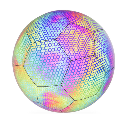 Sick™ Luster Reflective Glowing Aura Soccer Ball Official Size [5]