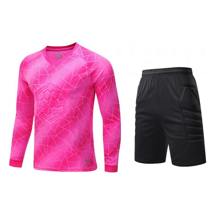 Pink keeper kit with shorts, angle 2