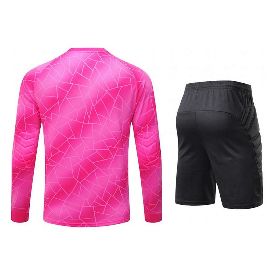 Pink keeper kit with shorts, angle 3